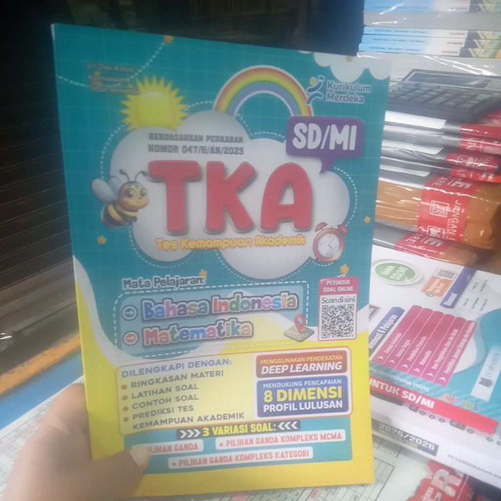buku TKA BAHASA INDONESIA MATEMATIKA