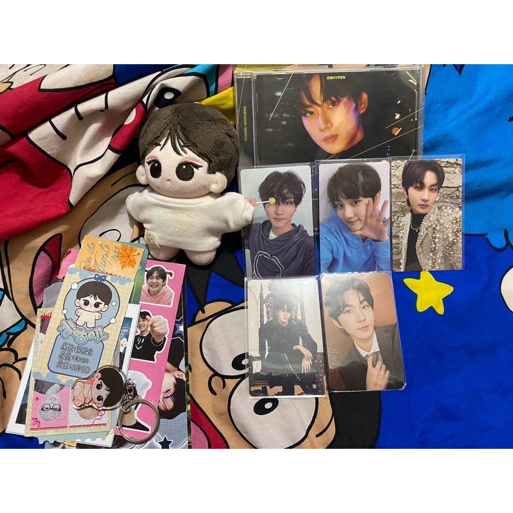 [ BACA DESK ] WTS AAB JUNGWON ENHYPEN PC ALBUM DOLL WONGUGI LS VER 1 MOON A PANGKU MUTIARA DARK BLOO