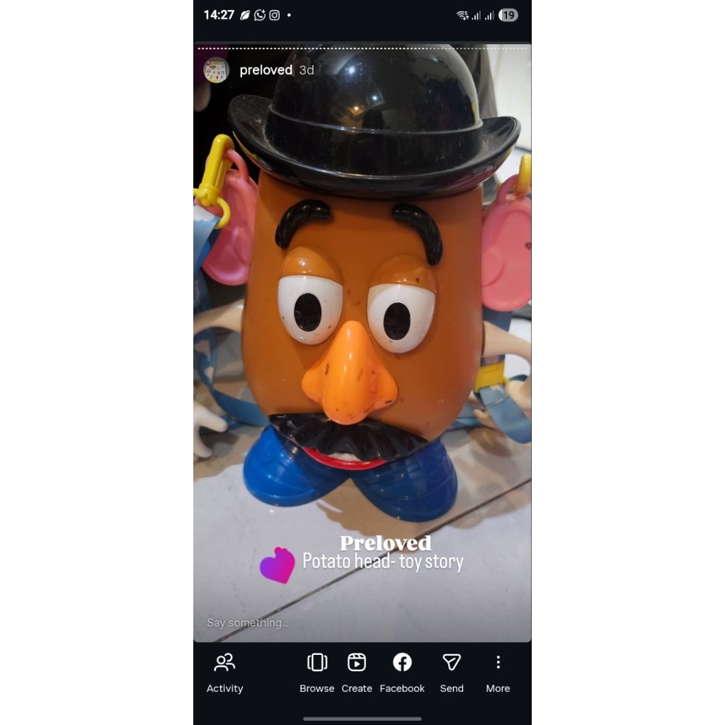 preloved tokyo disneyland popcorn bucket