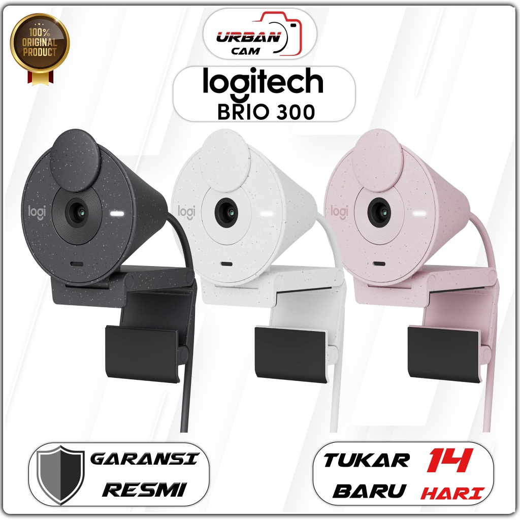 Logitech Brio 300 1080p Full HD Webcam / Webcam Logitech Brio 300