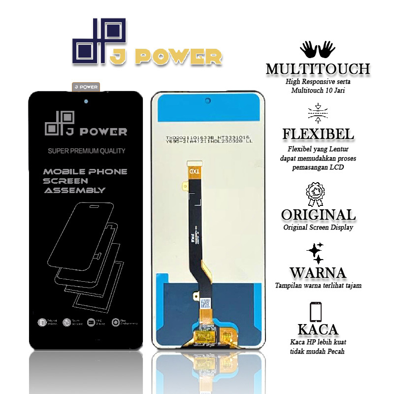 LCD TOUCHSCREEN INFINIX NOTE 10 PRO X695 X695C LCD TS FULLSET