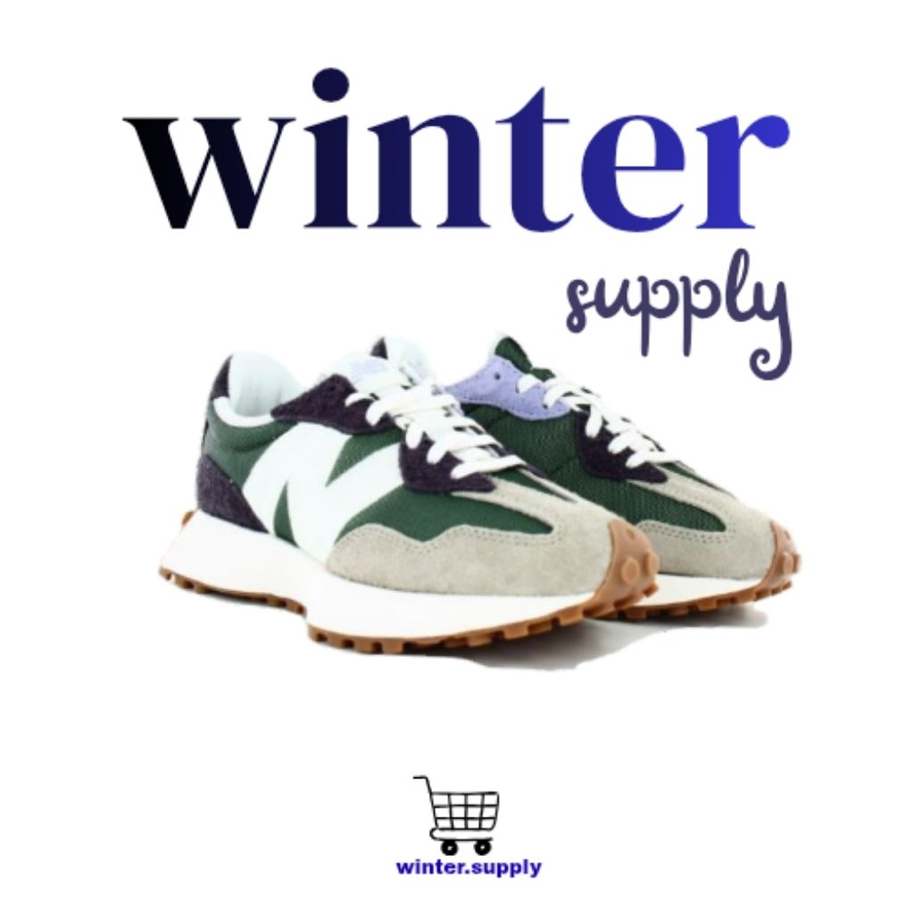 WINTER - Sneakers NB 327 Oak Leaf Green Mystic Purple "100% BNIB"
