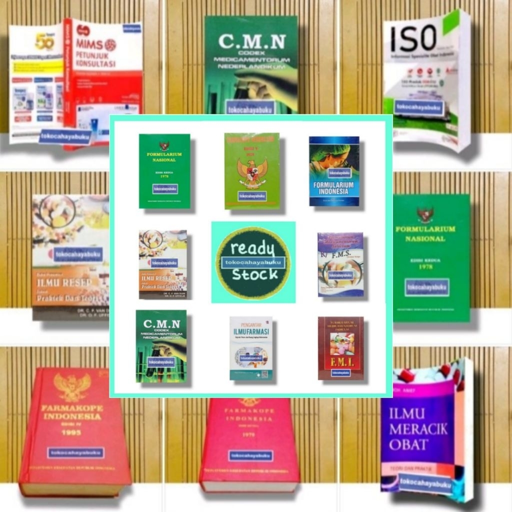 BEBAS PILIH, BUKU SERI FARMASI, ISO, MIMS , ILMU RESEP, IMO, FOI, CMN, FMN, FMS, PSIKOTROPIK, BASIC,