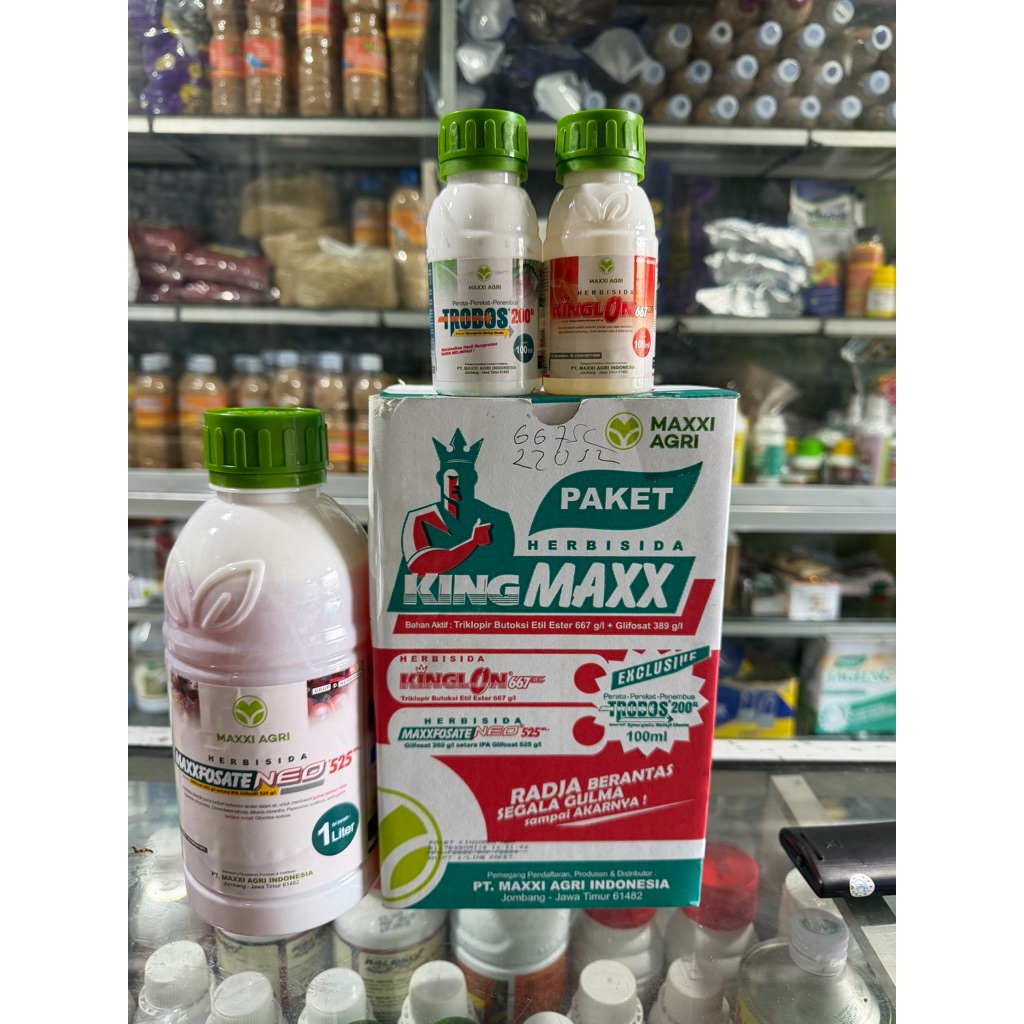 Paket herbisida kingmaxx radjanya berantas segala gulma sampai akarnya
