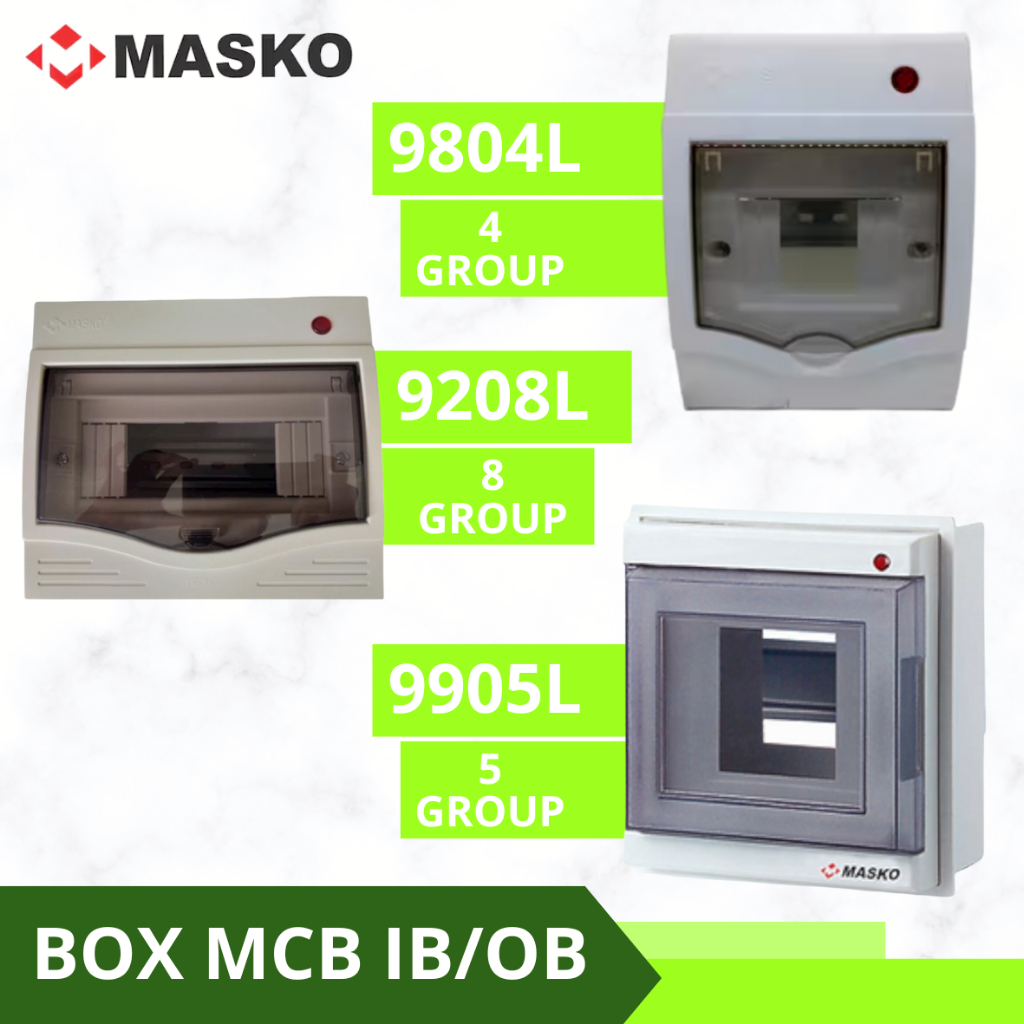 MASKO BOX MCB 4 GROUP 5 GROUP 8 GROUP 9 GROUP 12 GROUP BERKUALITAS