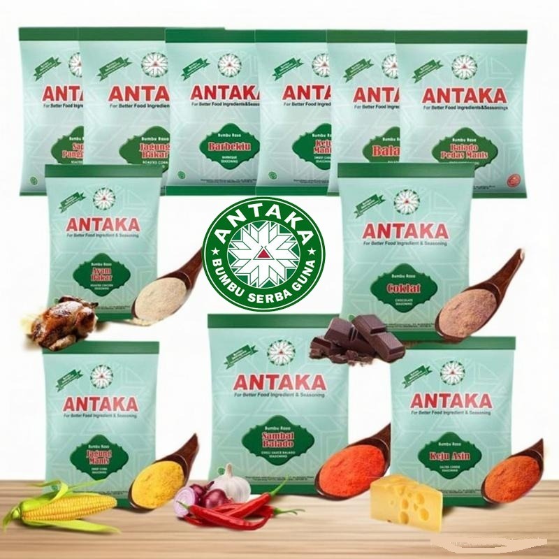 ANTAKA Bumbu Tabur Serbaguna 100gr Antaka Cabe Antaka barbeque antaka balado antaka jagung bakar ant