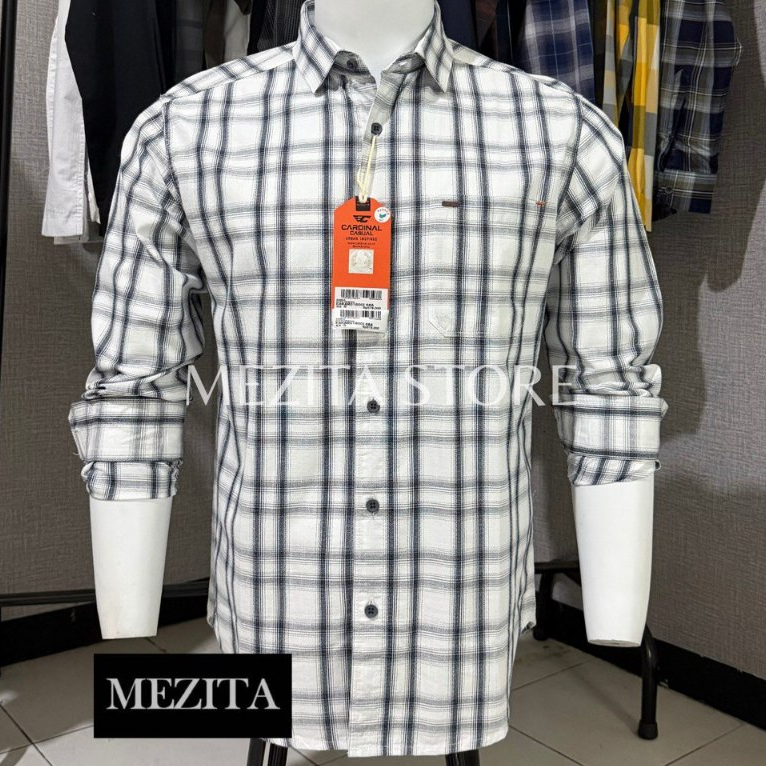 Kemeja Pria Cardinal Casual 1800 Putih