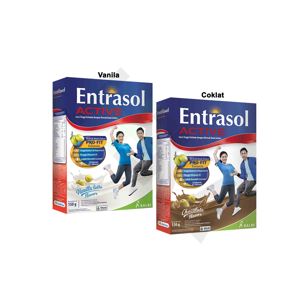 Entrasol Active 150 g - Susu Tinggi Kalsium [Tembalang]