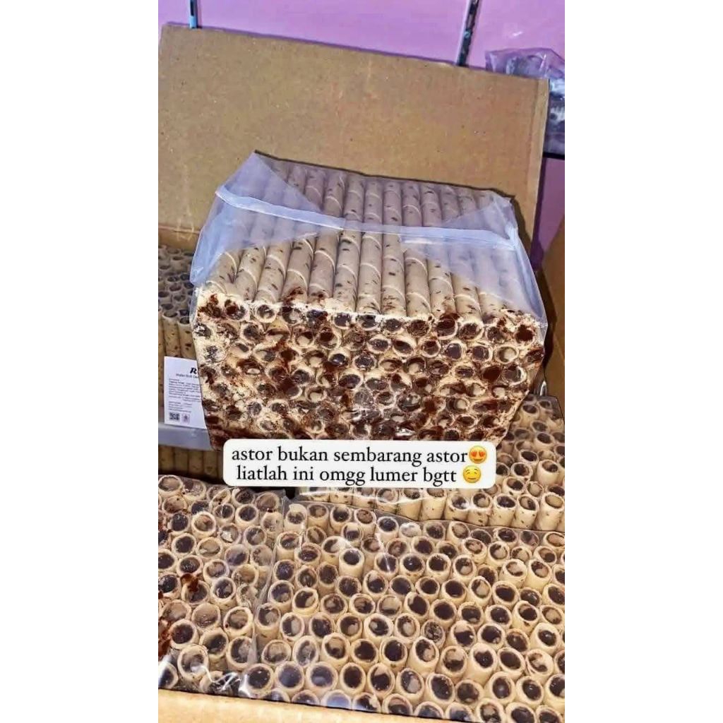 Astor Rolla / Astor / Astor full isian / Astor viral / Snack Lebaran / Astor rolla 1kg