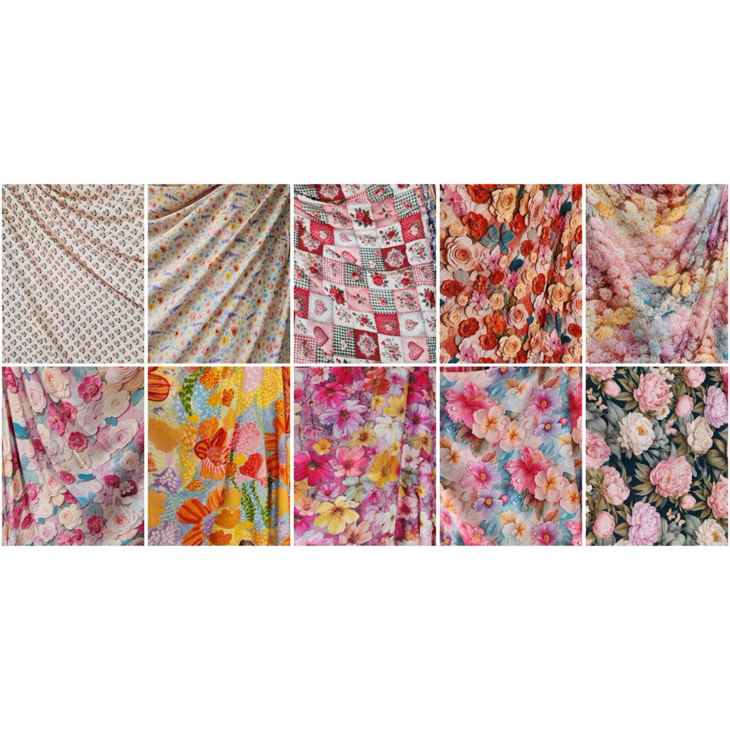 kain katun rayon digital printing