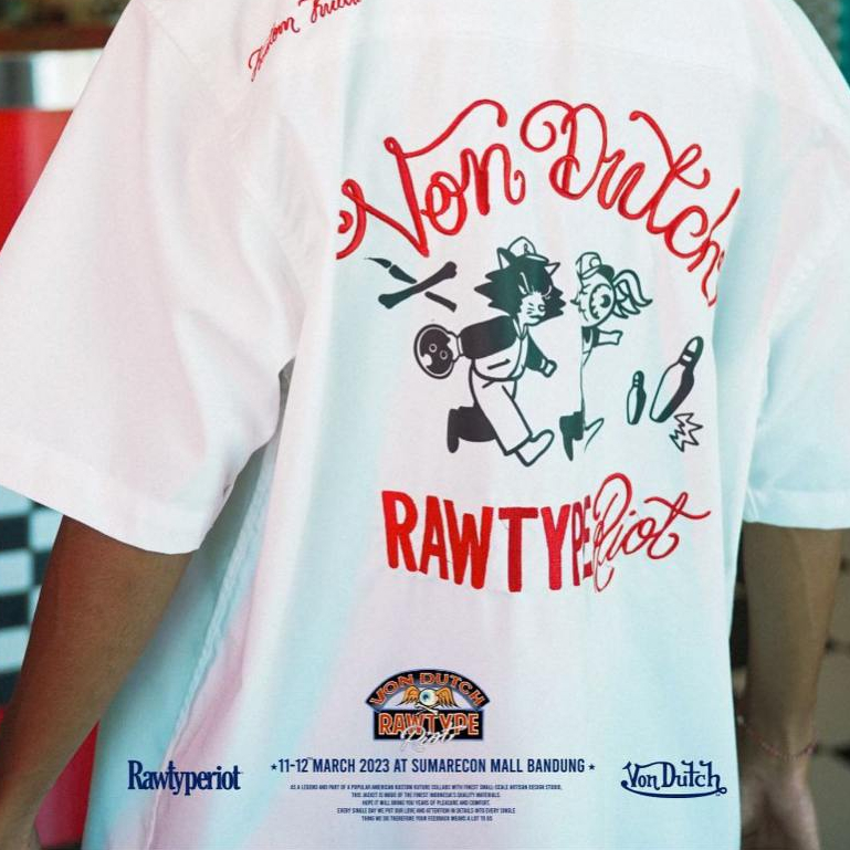 Rawtype Riot x Von Dutch Original Workshirt White