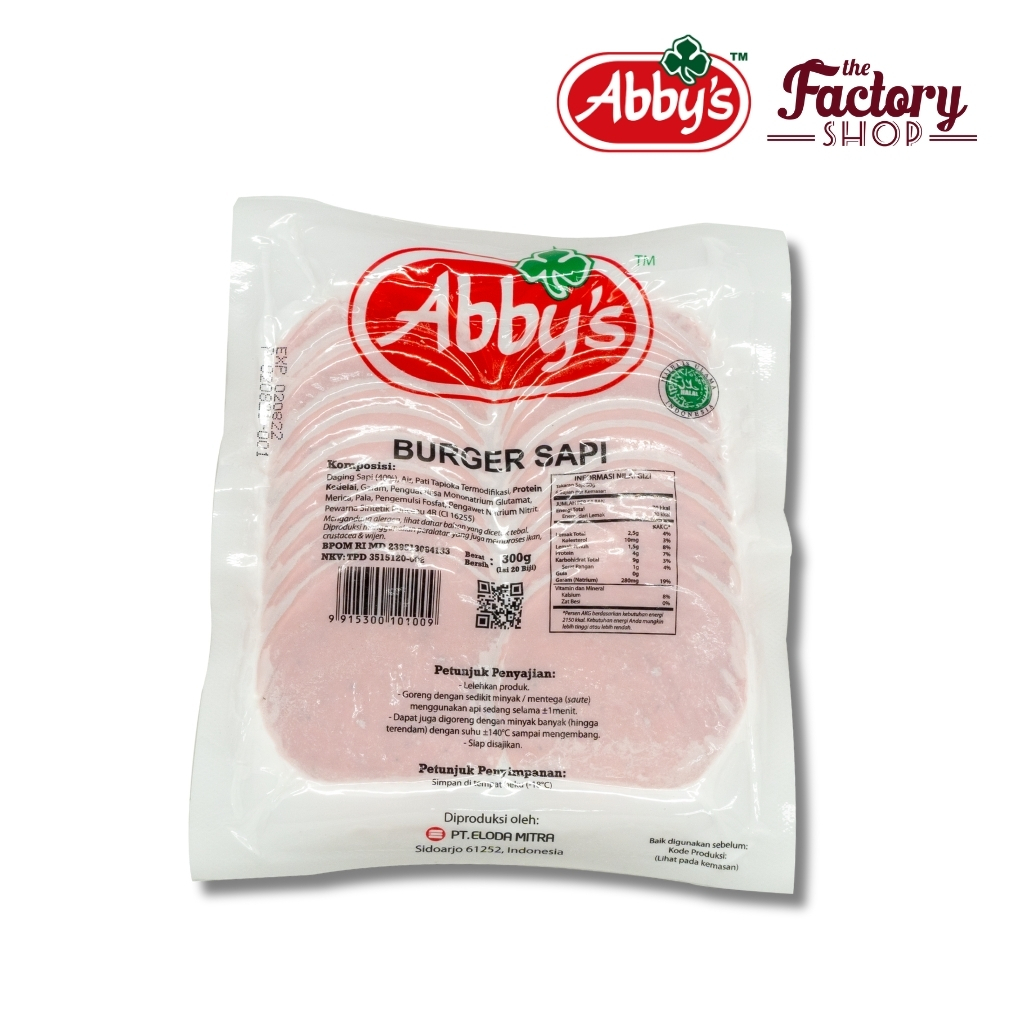 ABBYS BURGER SAPI 20 BIJI (9915300101)