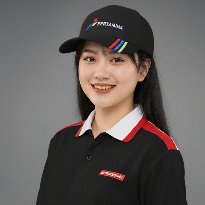 TOPI SPBU PERTAMINA SIGNATURE TRUCKER