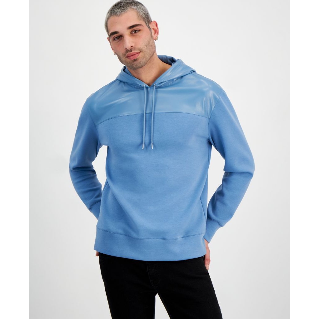 INC Faux leather Hoodie