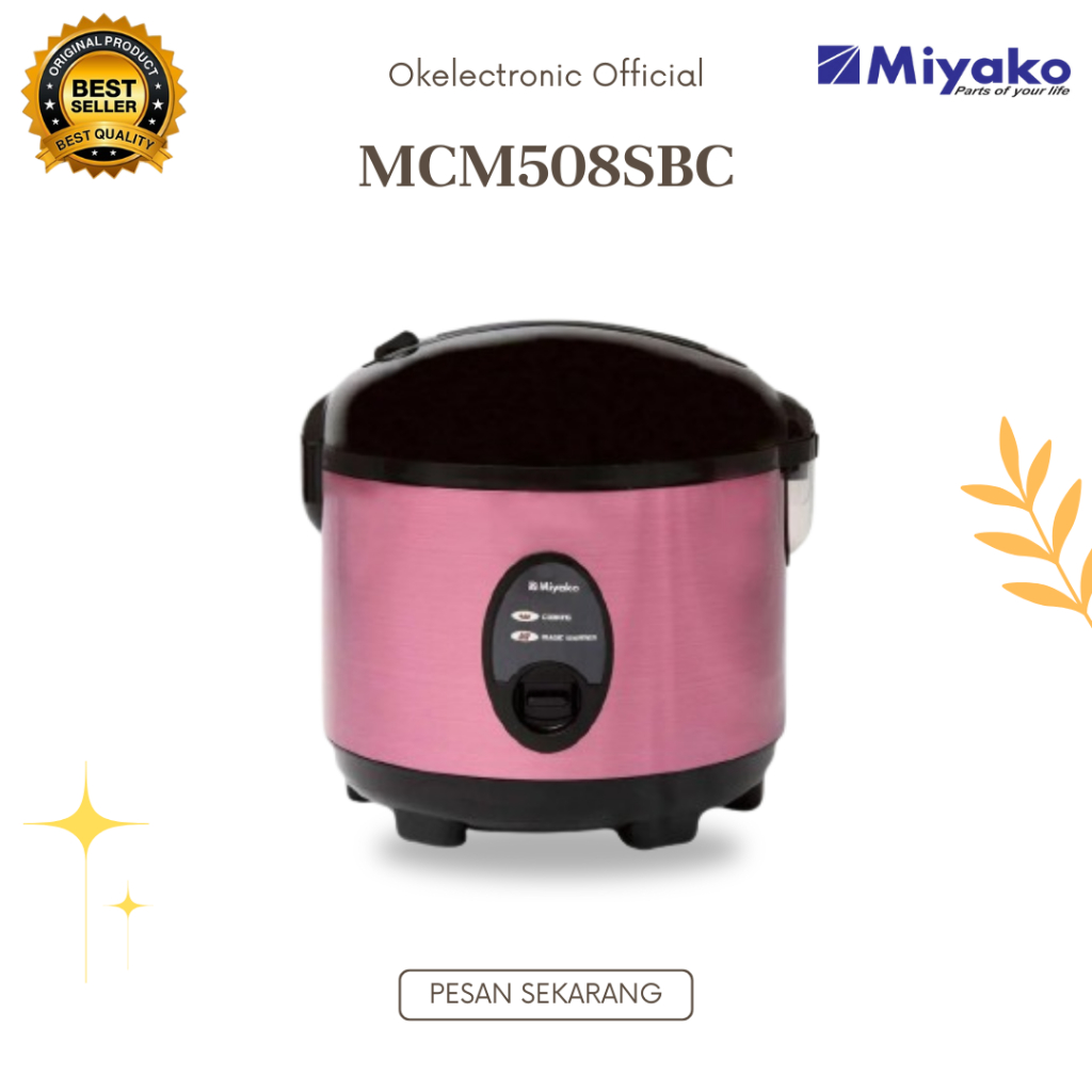 MIYAKO RICE COOKER MCM-508SBC/MCM508SBC/MCM508 SBC/MCM 508SBC/MCM-508 SBC/MCM 508 SBC/ORIGINAL