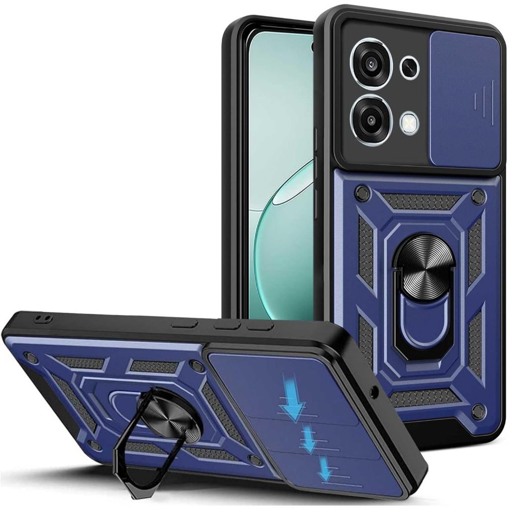 MY$ 2in1 Hard Case Transformer Ring Armor OPPO A6 Pro A5 4G/5G A3 PRO A3X A5i A60 A79 A18 A38 A31 A3
