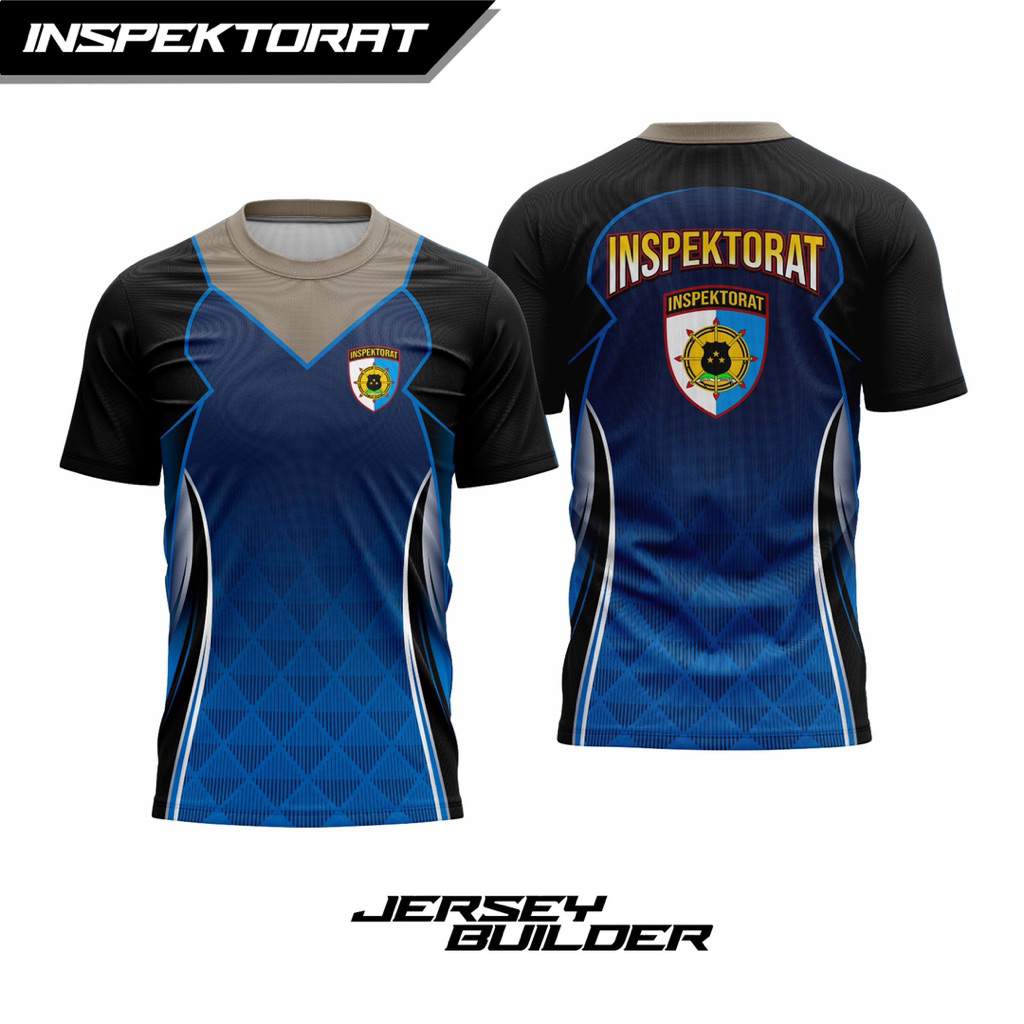 kaos Jersey INSPEKTORAT POLRI Fullprinting / Kaos Baju dalam INSPEKTORAT POLRI / jersey polisi  INSP
