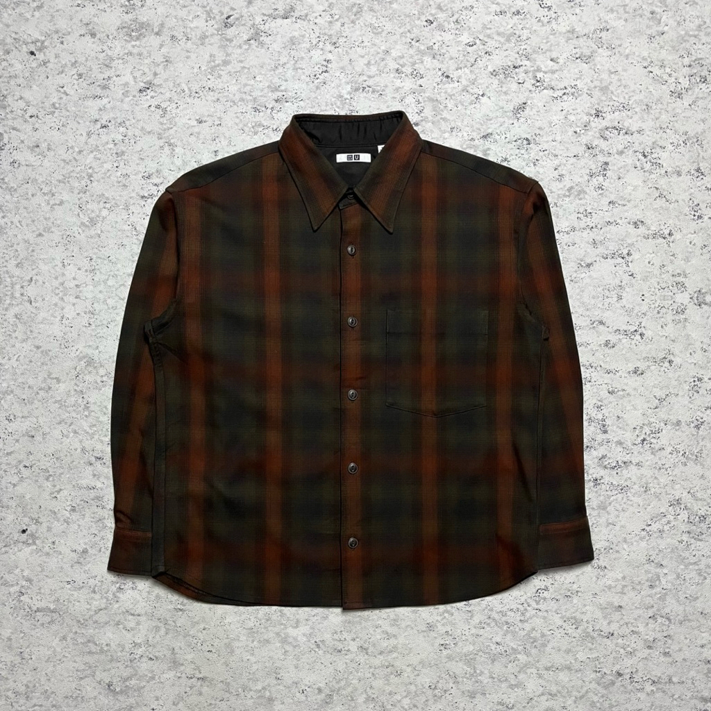 Kemeja Flanel Veterano Uniqlo U Veterano Flannel Shirt