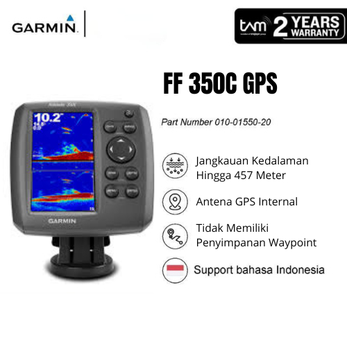 GPS Garmin FishFinder 350c Bekas