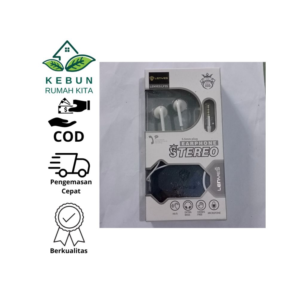 Earphone Stereo Lenyes LF35