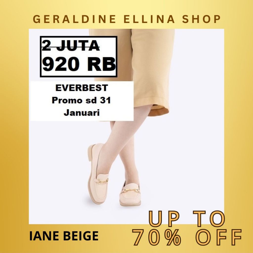 Sepatu EVERBEST wanita perempuan cewe cewek ORIGINAL 100% Seri IANE