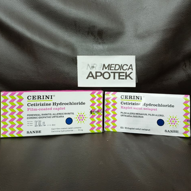 CERINI cetirizine Hydrochloride 10 mg 1 strip (10 tablet) / membantu meredakan alergi