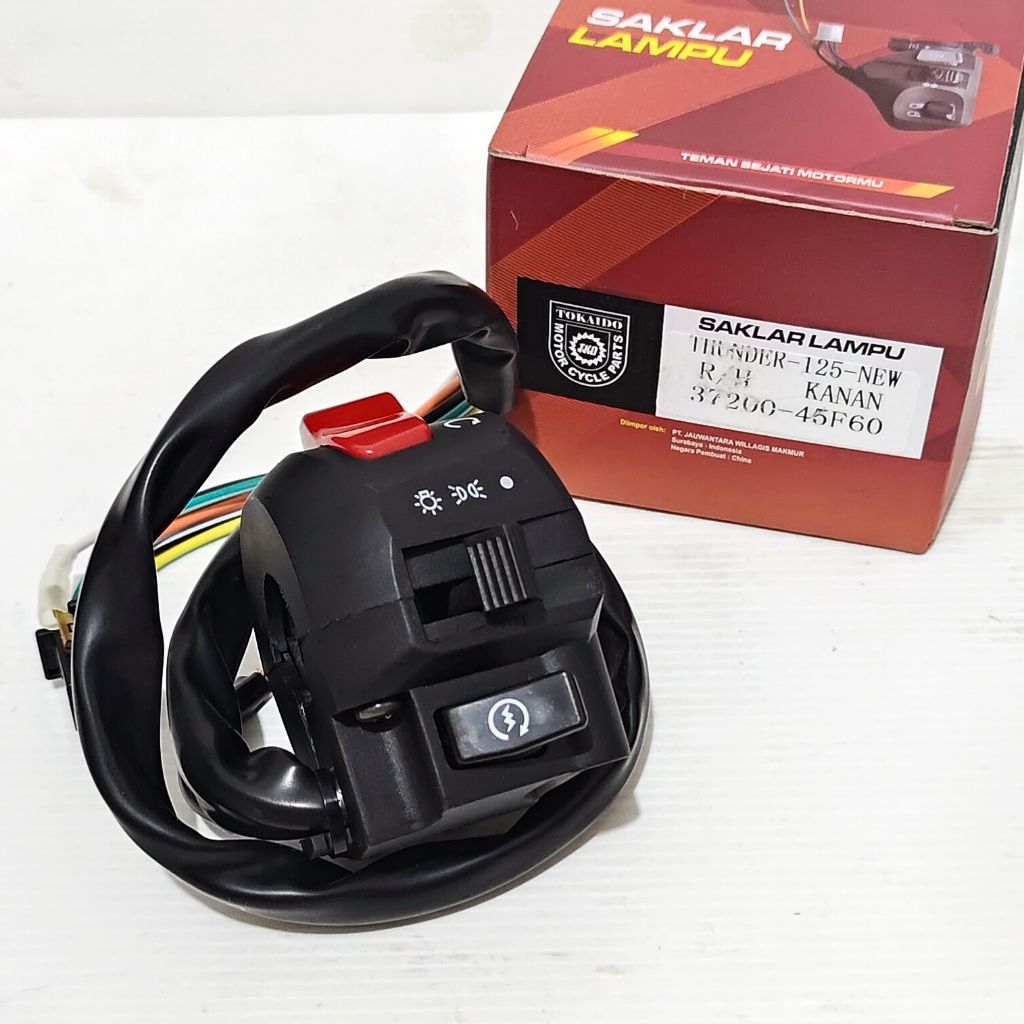 saklar holder kanan SUZUKI THUNDER 125 THUNDER125 MERK TOKAIDO