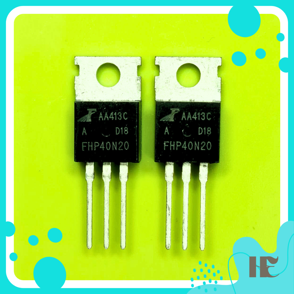FHP40N20 FHP 40N20 40A 200V To-220 MOSFET BARU GARANSI