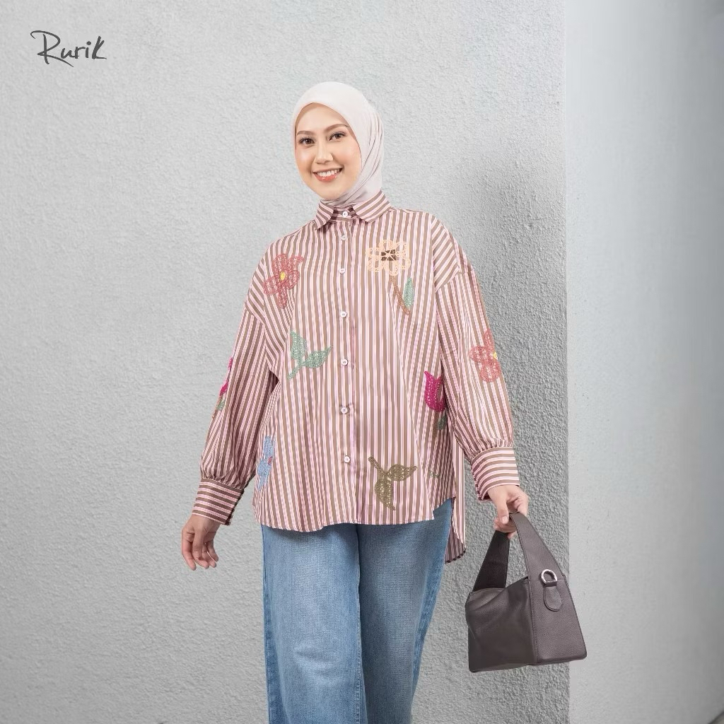 KARISA EMBROIDERY SHIRT RURIK || RIENSA SHIRT RURIK || VALEO PRINTING SHIRT RURIK