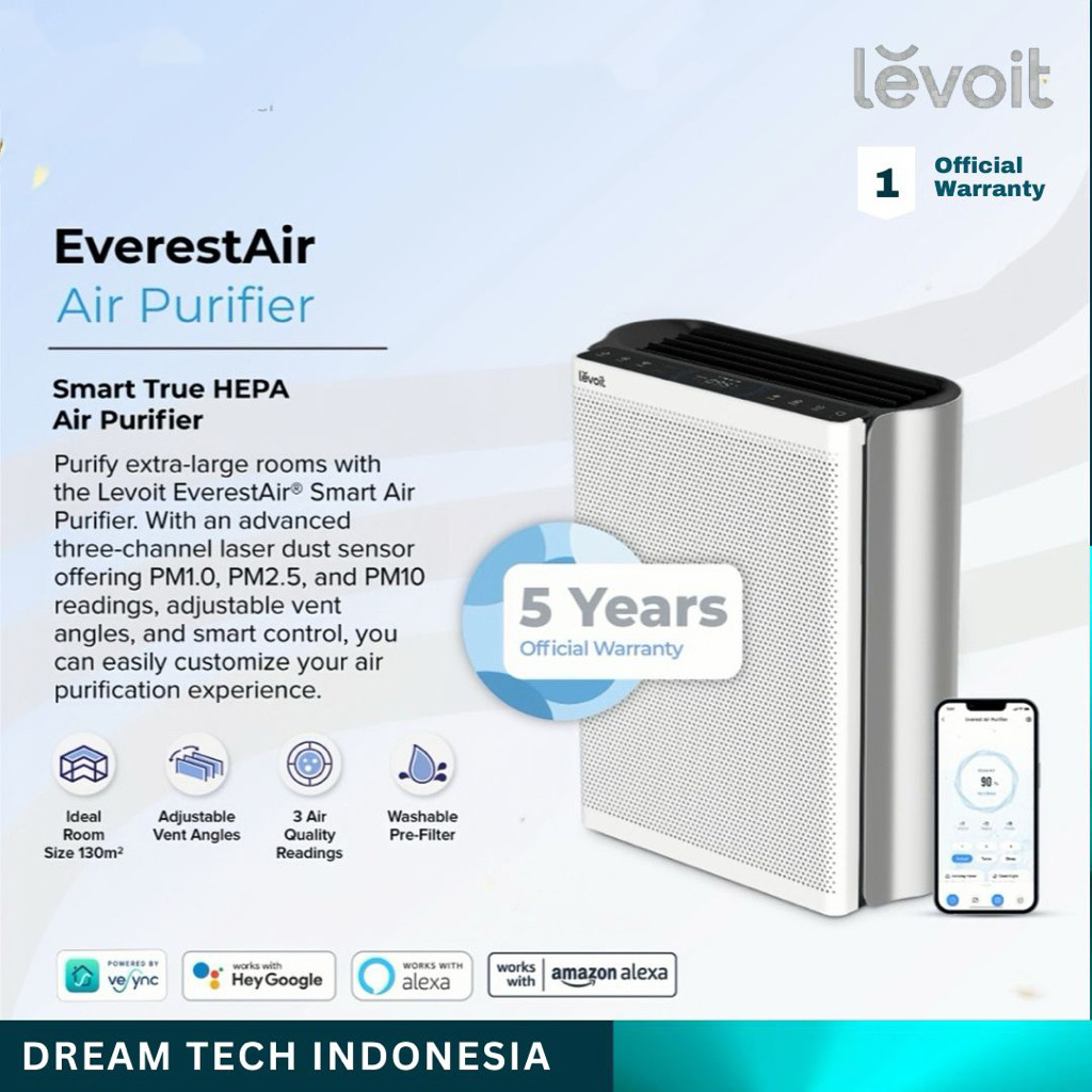 Levoit EverestAir Smart Air Purifier Air Purifier Ruangan