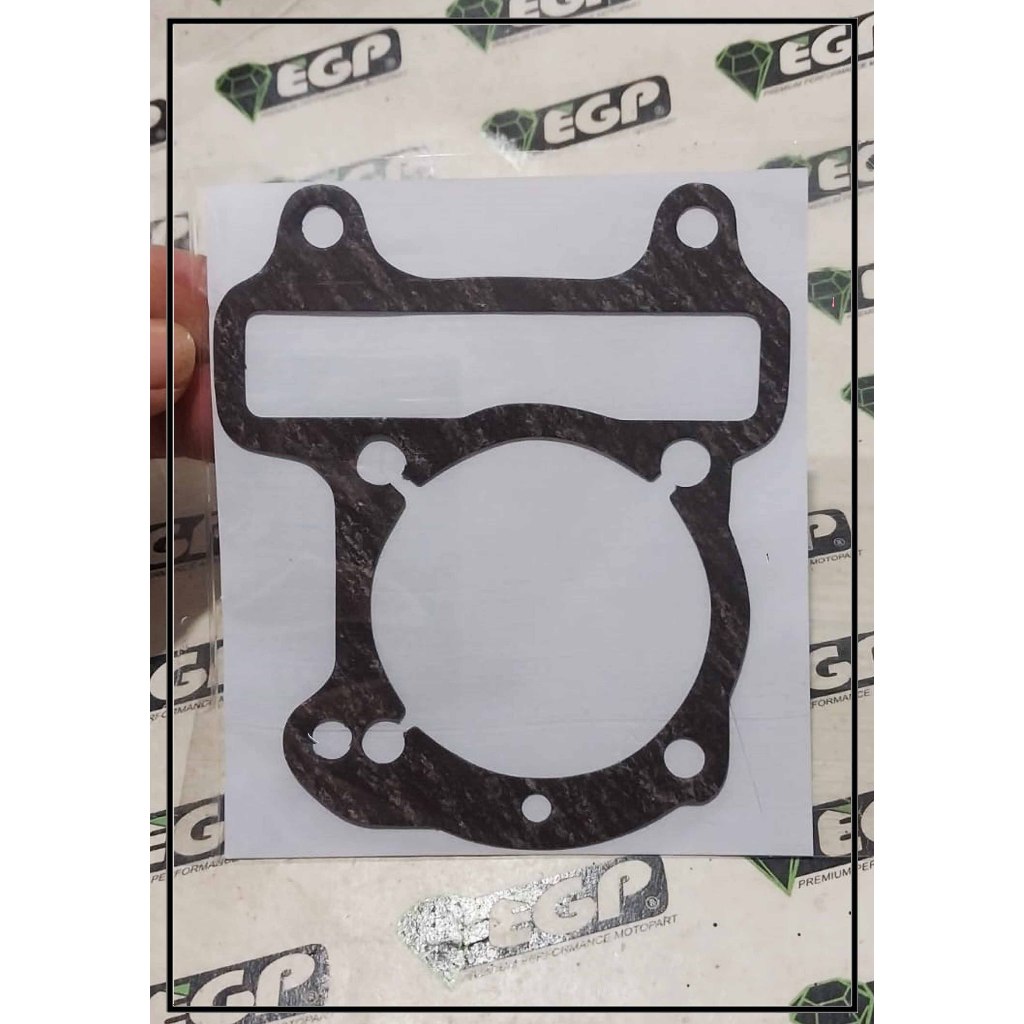 EGP Gasket Blok Bawah (Grade A Hitam) Beat Fi K25 2014, Scoopy Fi 20013-2015, Spacy Fi 2013-2018, Va