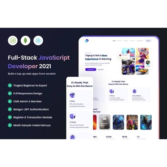 Javascript MERN BWT Website Top Up Voucher Games