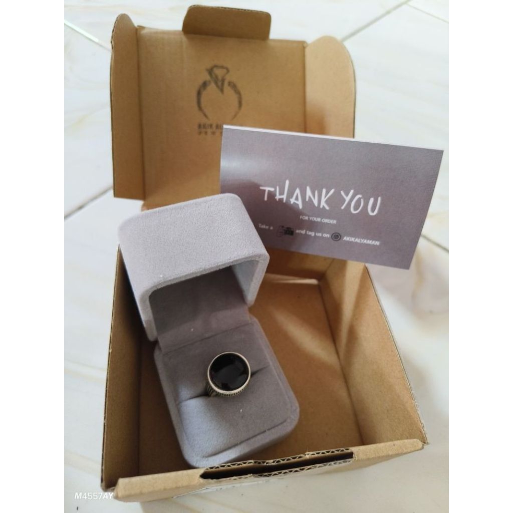 Batu Yaman Habasyi Ring Perak 925