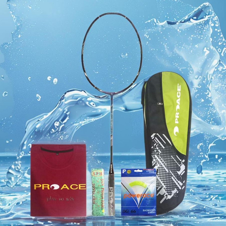 Raket Badminton ProAce Sweetspot 2100 Bonus Komplit Raket Pro Ace Sweetspot 2100