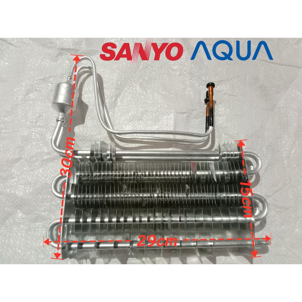 evaporator kulkas Sanyo Aqua 2 pintu original