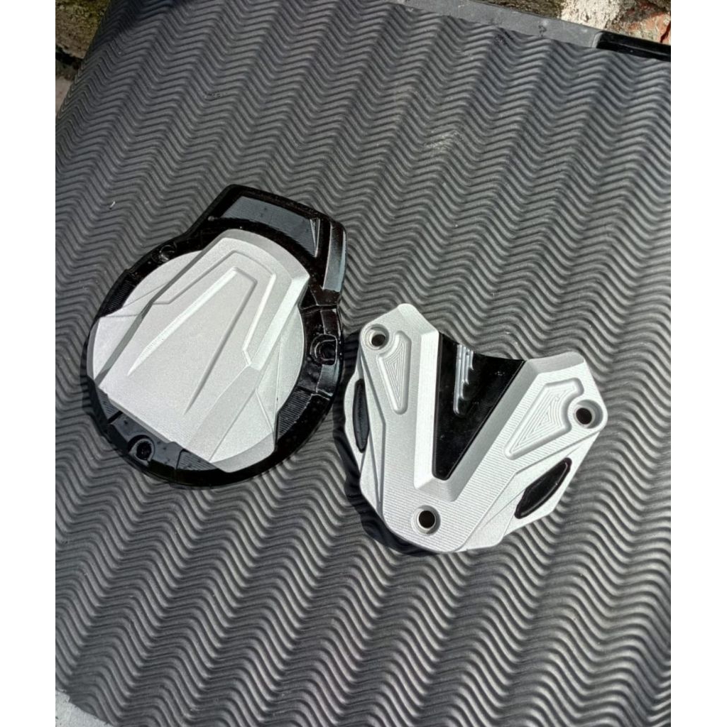 TUTUP KALTER RX KING MODEL AI TEX MODEL CNC BAHAN CARBON RESIN