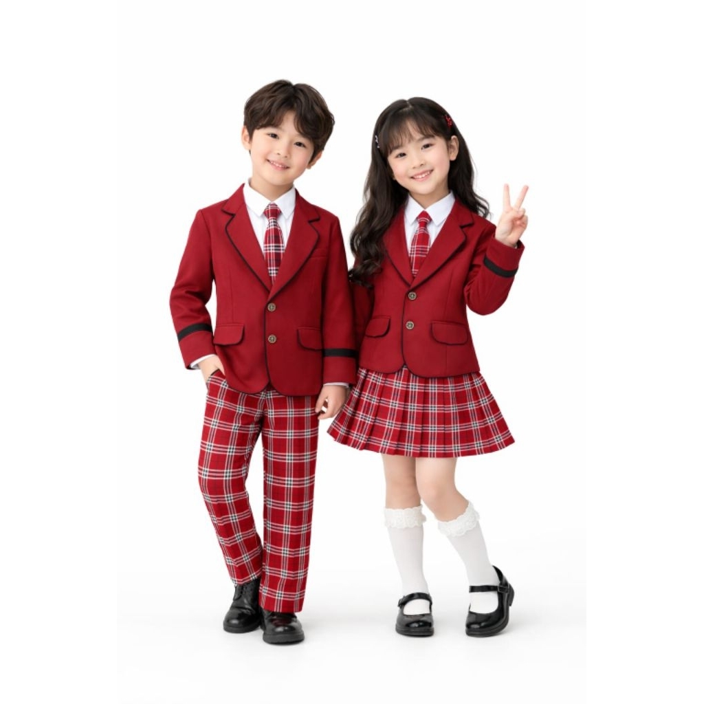 BAJUANAKUNIK / SERAGAM SEKOLAH LITTLE OPPA / SERAGAM KOREA / SERAGAM SEKOLAH ANAK / SERAGAM PROFESI 