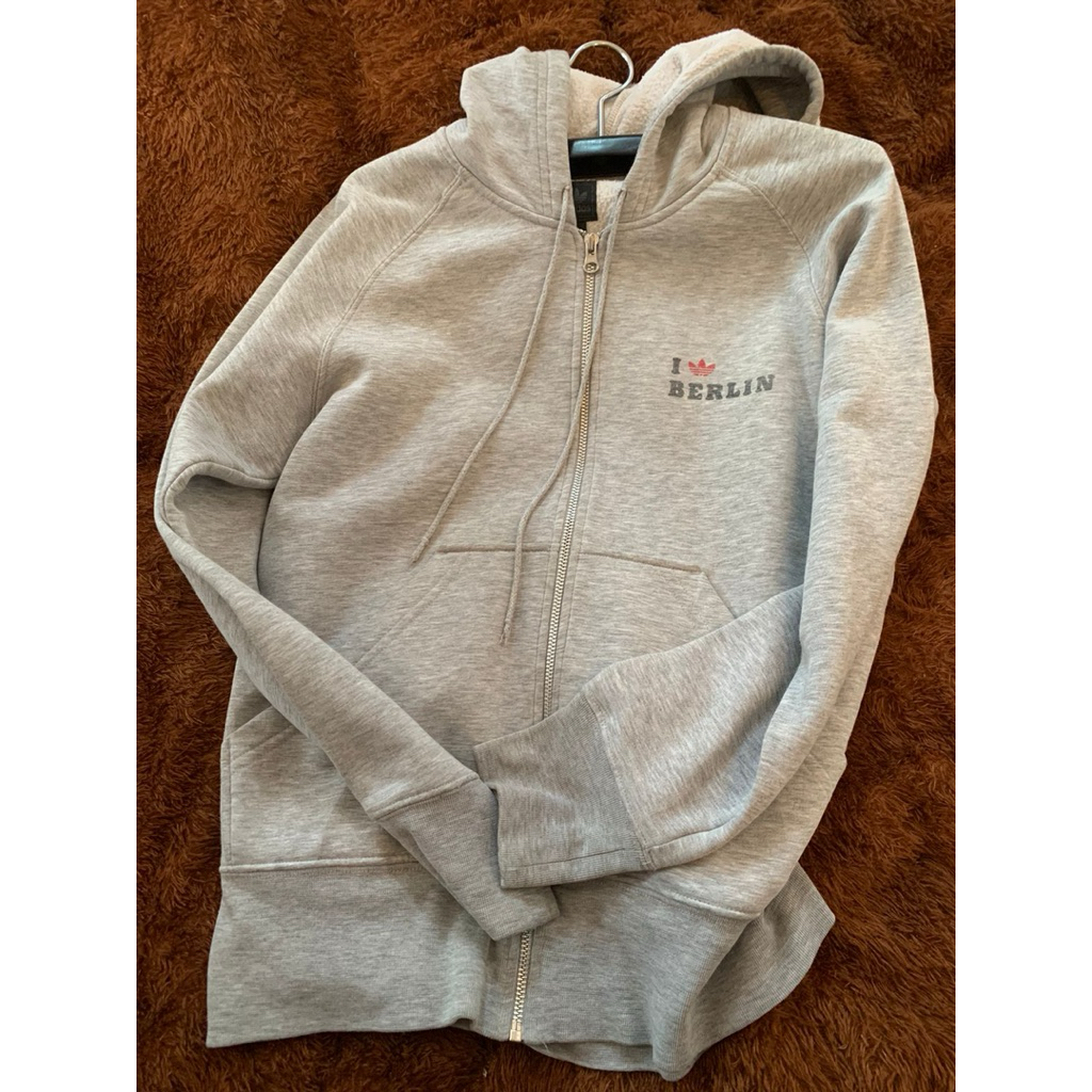 Zip hoodie adidas i love berlin keluaran 2002,100% ORIGINAL
