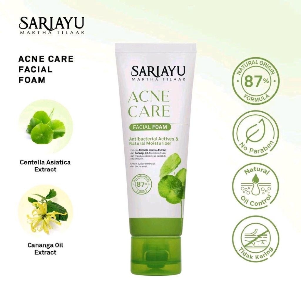Sariayu Acne Care Facial Foam 75g - Sariayu Martha Tilaar