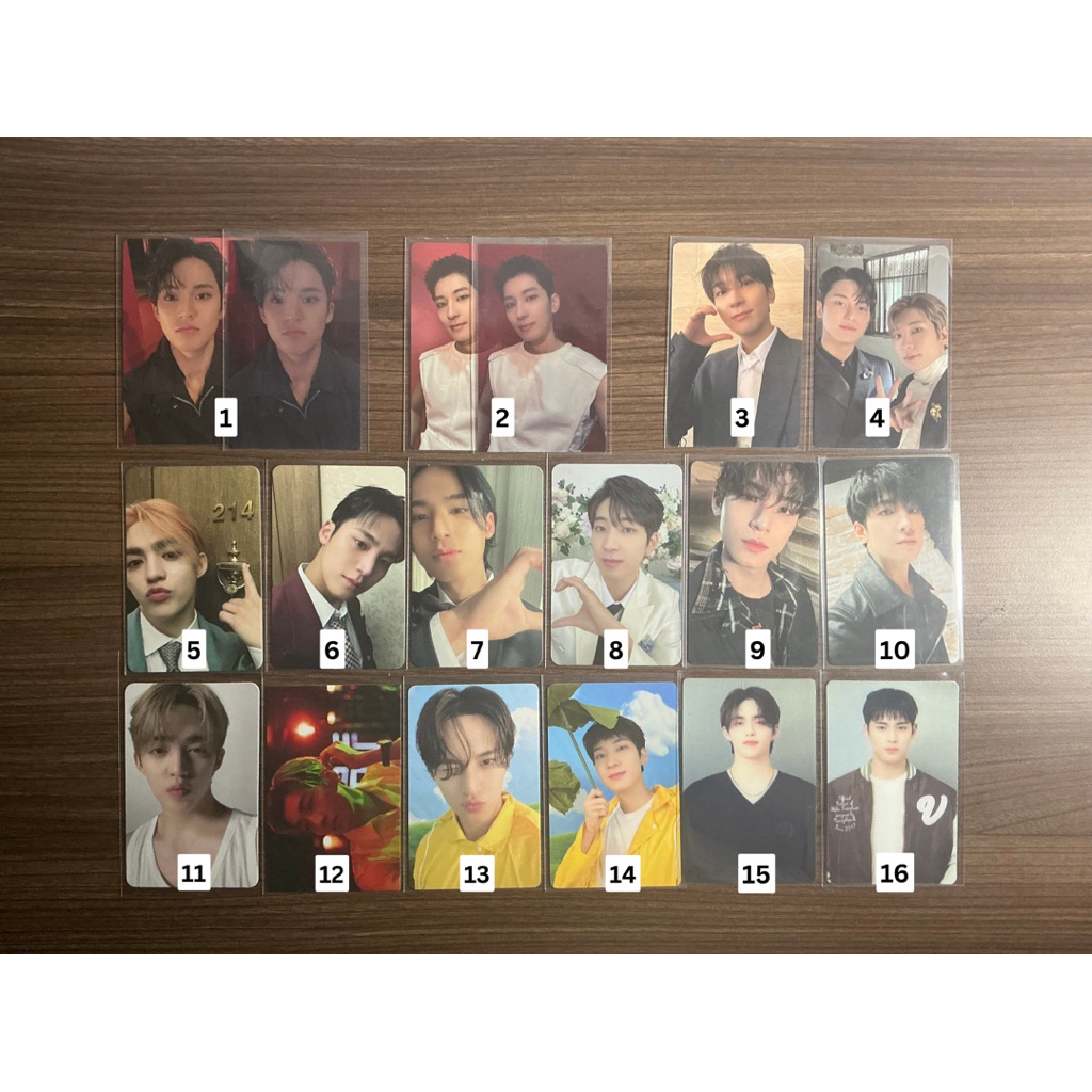[READY KAMAR] PC Photocard SEVENTEEN minwon mingyu wonwoo scoups bittersweet