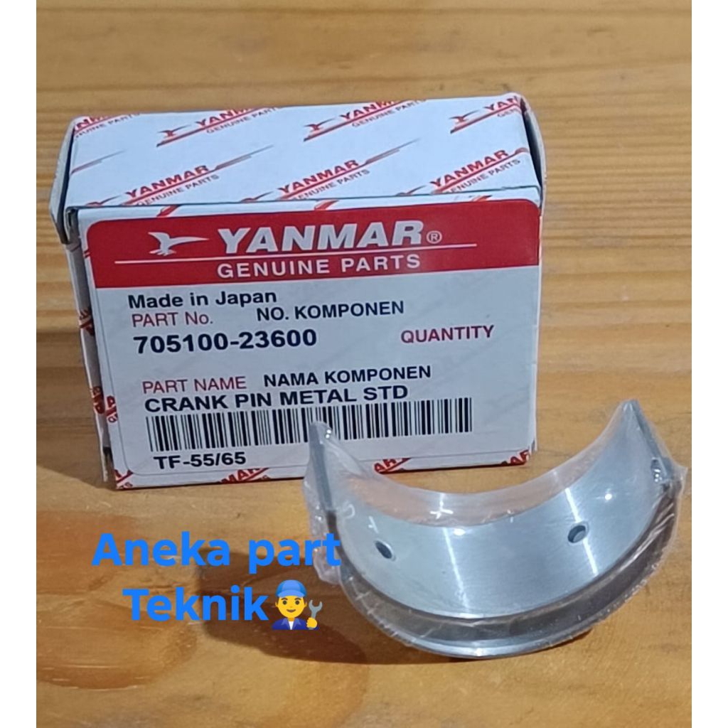 Metal Jalan std YANMAR TF55/ TF65, CPM Crank Pin Metal Diesel Yanmar TF55/TF65
