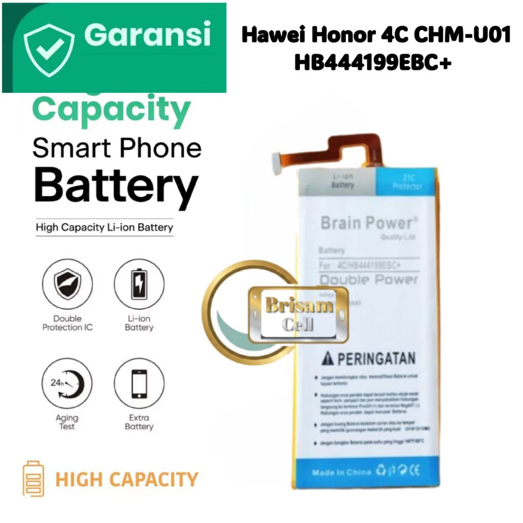 Baterai Batre Hawei Honor 4C CHM-U01 HB444199EBC+ CHMU01 Double Power