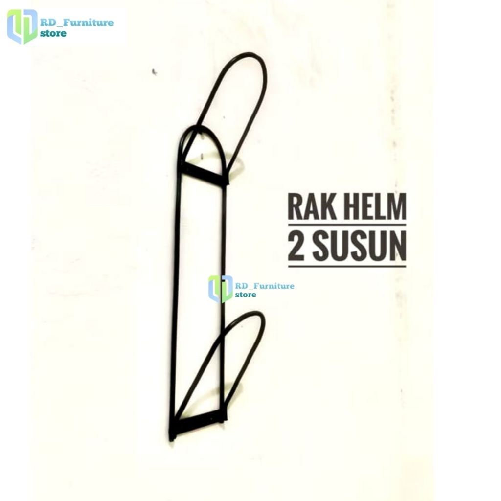 Rak helm/Rak gantung helm/Rak gantung helm 2 susun