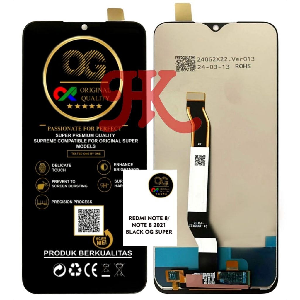 LCD REDMI NOTE 8 / LCD TOUCHSCREEN REDMI NOTE 8 /NOTE 8 2021 LCD FULLSET ORIGINAL
