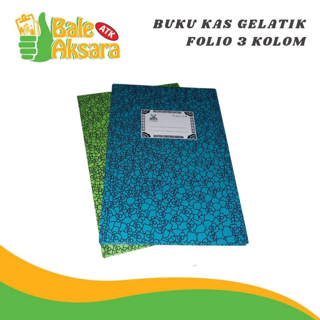 Buku Kas Folio GELATIK 3 Kolom | Buku Pembukuan Keuangan