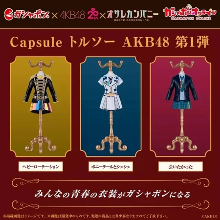 Gacha Gashapon Bandai X AKB48 20th (Official) Isshou AKB48 Limited Edition