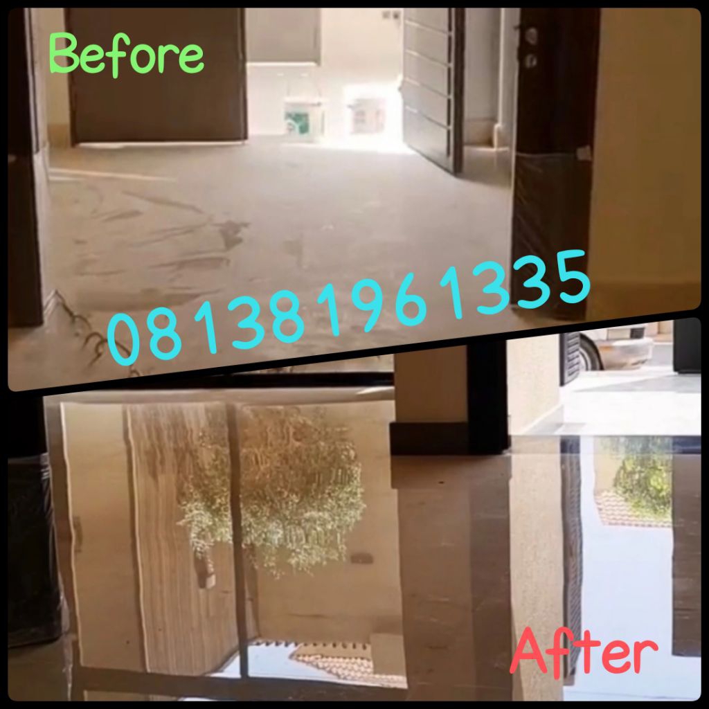 Jasa Poles Lantai Marmer Granit Traso Tegel Kramik Acian Semen dll