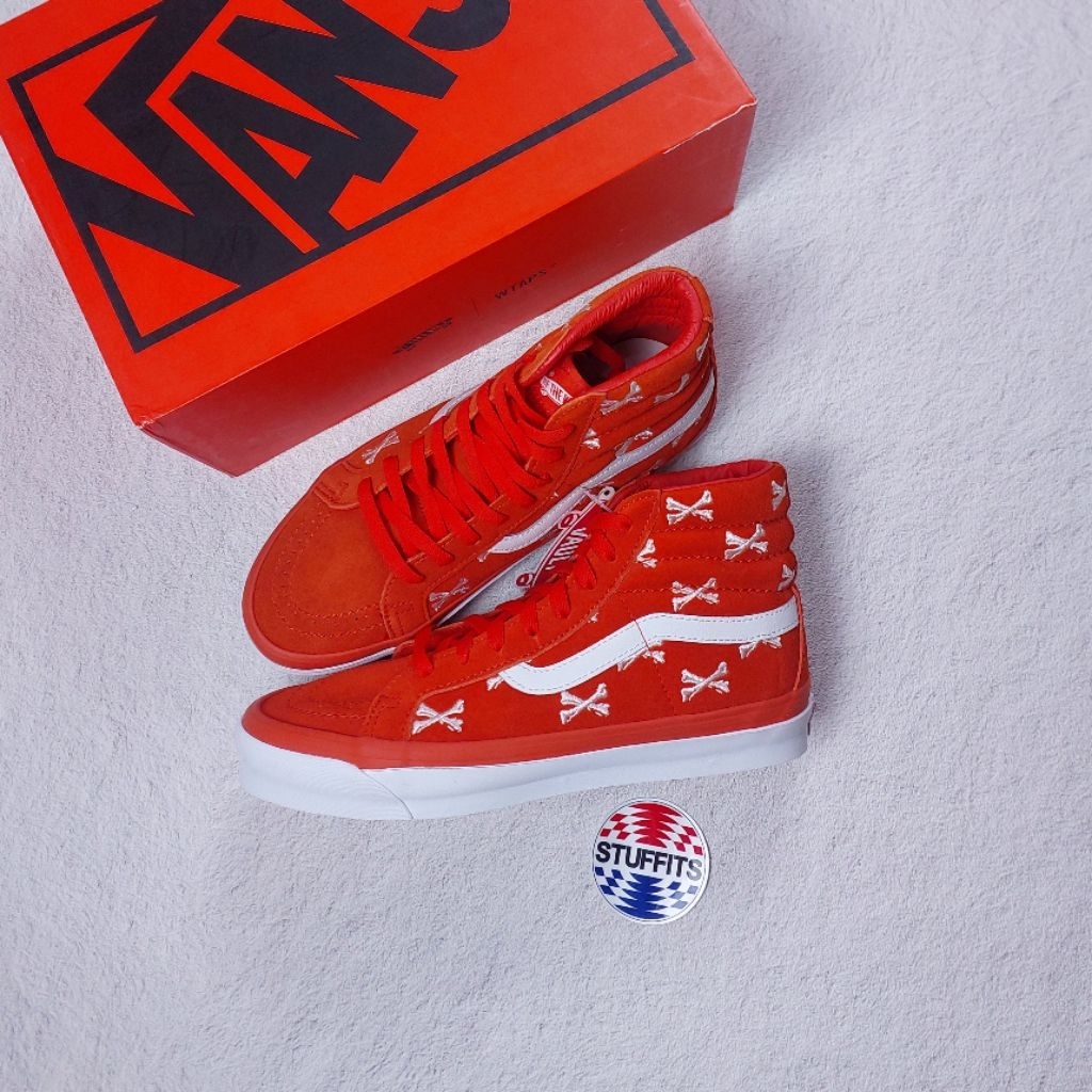 Sneakers Vault Og Sk8hi Lx X WTAPS Bones (Orange) Original