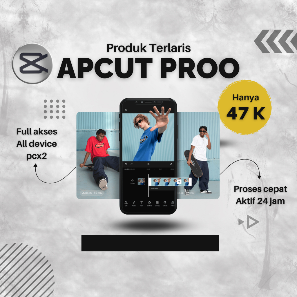 Template Kreatif Capcut Pro 1 Tahun Full Garansi
