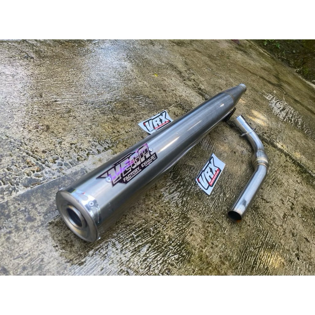 KNALPOT STANDAR RACING SUPRA X/FIT LAMA 100-115 SUPRA FIT/X LAMA ASTREA GRAND KNALPOT STANDART HONDA